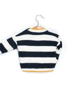 Pull rayé bicolore Bébé Garçon