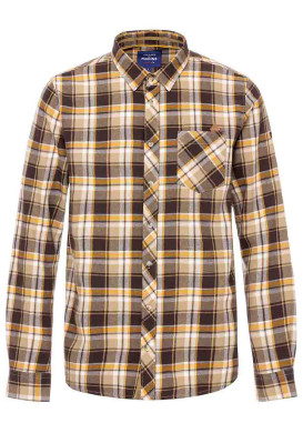 Chemise à carreaux marron Homme Chemise à carreaux marron Homme
