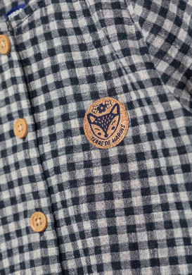 Blouse manches longues à carreaux Fille Blouse manches longues à carreaux Fille