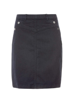 Jupe en jean courte bleu marine Femme