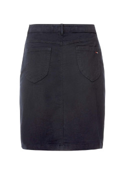 Jupe en jean courte bleu marine Femme