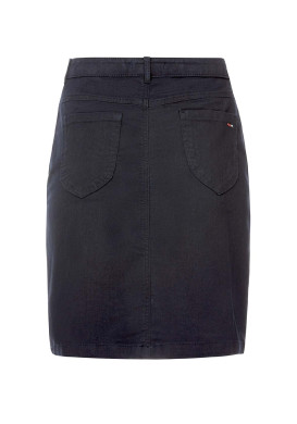 Jupe en jean courte bleu marine Femme