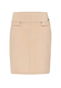 Jupe courte beige Femme