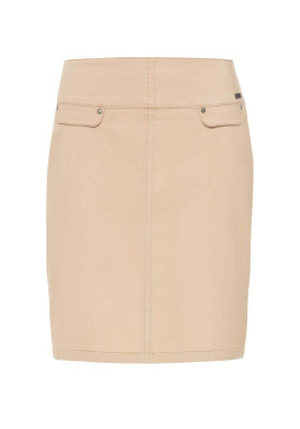 Jupe courte beige Femme