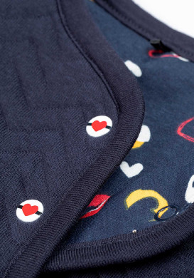 Veste réversible en molleton Bébé Fille