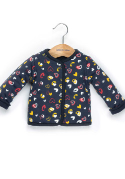 Veste réversible en molleton Bébé Fille