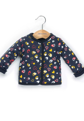 Veste réversible en molleton Bébé Fille