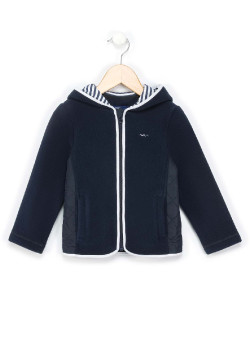 Polaire bleu marine Fille