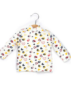 Ensemble Bébé salopette courte + t-shirt manches longues