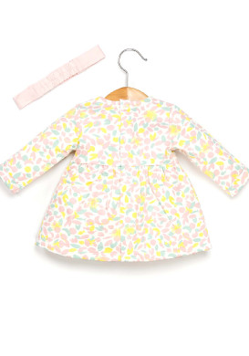 Ensemble robe manches longues + bandeau Bébé Fille