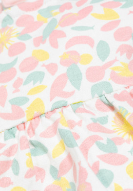 Ensemble robe manches longues + bandeau Bébé Fille