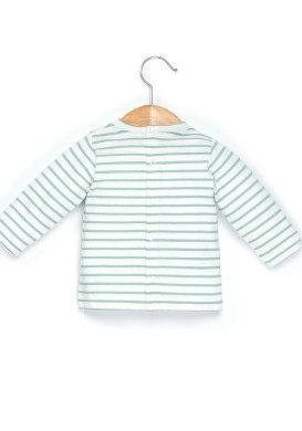 Ensemble Bébé salopette bleu marine + t-shirt