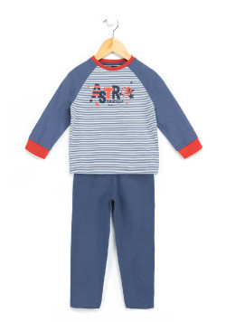 Ensemble pyjama bleu Garçon t-shirt + pantalon