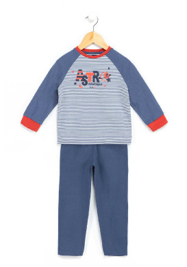 Ensemble pyjama bleu Garçon t-shirt + pantalon Ensemble pyjama bleu Garçon t-shirt + pantalon
