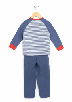 Ensemble pyjama bleu Garçon t-shirt + pantalon