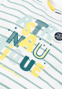 Ensemble Bébé vert d'eau sweat + pantalon