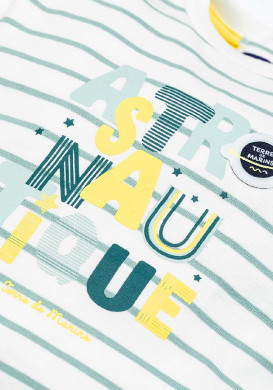 Ensemble Bébé vert d'eau sweat + pantalon