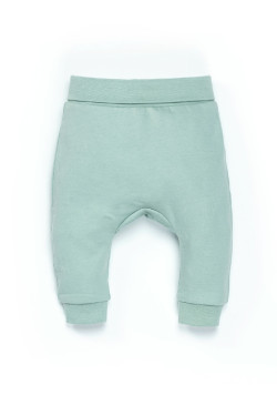 Ensemble Bébé vert d'eau sweat + pantalon