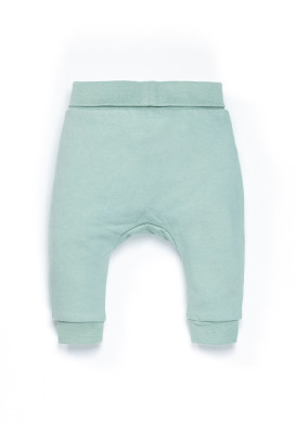 Ensemble Bébé vert d'eau sweat + pantalon