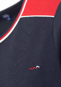 Robe manches longues bleu marine Femme