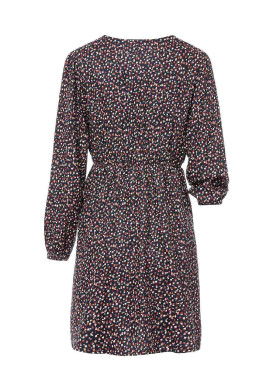Robe courte imprimé manches longues Femme