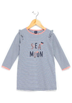 Chemise de nuit rayée Fille