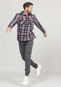 Pantalon jogging gris Homme