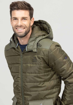 Doudoune kaki Homme