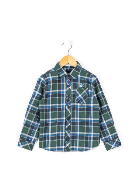 Chemise à carreaux vert Garçon Chemise à carreaux vert Garçon