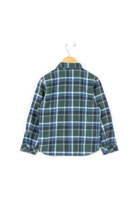 Chemise à carreaux vert Garçon Chemise à carreaux vert Garçon