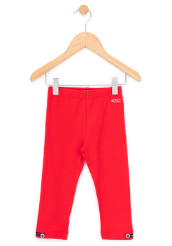 Legging court rouge Fille