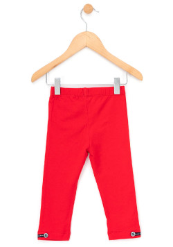 Legging court rouge Fille