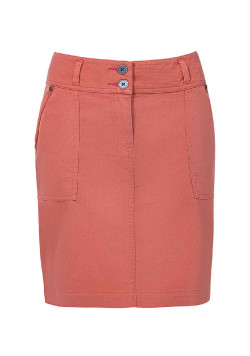 Jupe courte brique Femme
