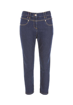 Pantacourt jean Femme
