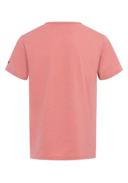T-shirt rose col tunisien Homme