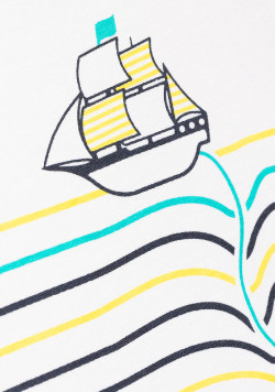 T-shirt imprimé blanc Garçon