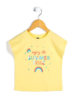 T-shirt jaune Fille