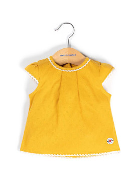 Tunique jaune Bébé Fille Tunique jaune Bébé Fille