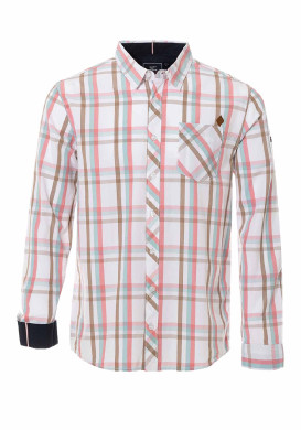 Chemise à carreaux coupe droite Homme Chemise à carreaux coupe droite Homme