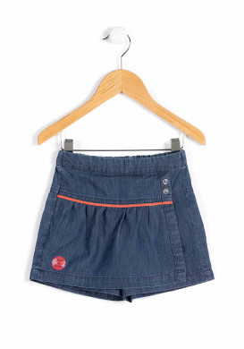 Jupe short en jean Fille