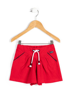 Short rouge Fille