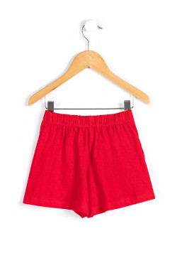 Short rouge Fille