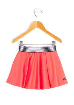 Jupe short corail Fille