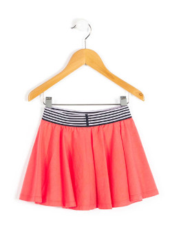 Jupe short corail Fille