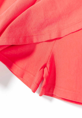 Jupe short corail Fille Jupe short corail Fille