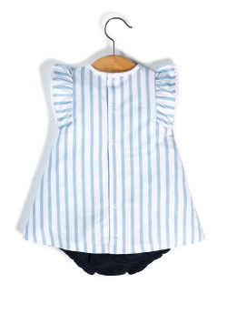 Ensemble Bébé robe + bloomer