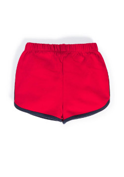 Ensemble Bébé short rouge+t-shirt rayé