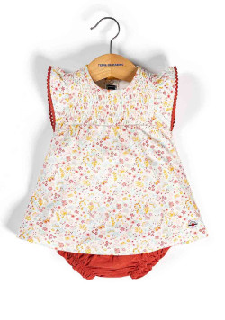 Ensemble Bébé robe + bloomer