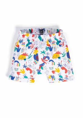 Ensemble Bébé bleu/imprimé short + t-shirt Ensemble Bébé bleu/imprimé short + t-shirt