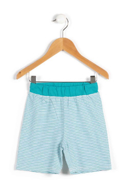 Ensemble pyjama vert émeraude Garçon t-shirt + short